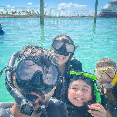 Swimming with Stingrays at Disney's Castaway Cay